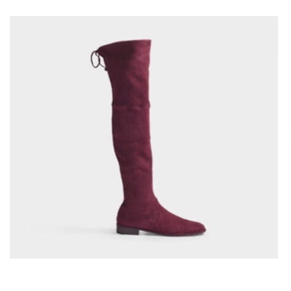 Stuart Weitzman Lowland Over The Knee Suede Boots